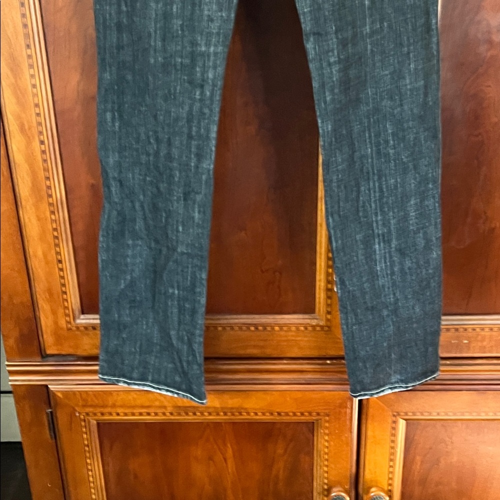 7 For All Mankind Dark Wash Straight Leg Jeans - Picture 7 of 8